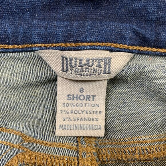 Duluth Trading Jeans Womens 8 Short Denim 27 Inch Inseam Mid Rise Skinny Ankle - Picture 5 of 13